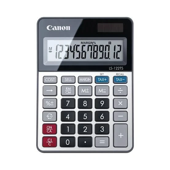 Canon LS-122TS solar kereskedelmi számológép