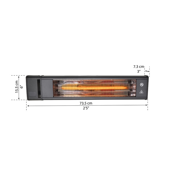Canopi 1800W infravörös fűtőtest