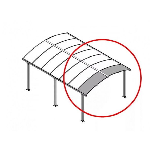 Canopia Arcadia kocsibeállókhoz (70 cm) bővítő elem