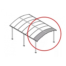 Canopia Arcadia kocsibeállókhoz (70 cm) bővítő elem