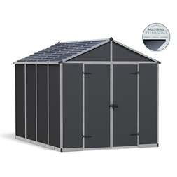 Canopia Rubicon 8 x 10 antracit - Heavy duty kerti tároló