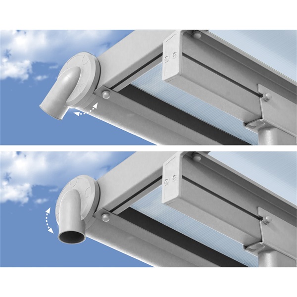 Canopia Sierra 3000 fehér 3 x 3 - pergola