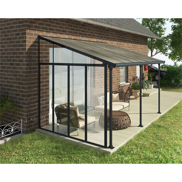 Canopia Sierra antracit pergola oldalfal