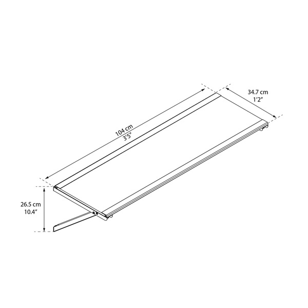 Canopia Skylight Utility Shelf - praktikus függő polc Yukon 11 tárolókhoz