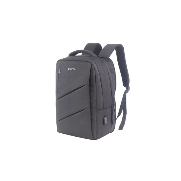 Canyon BPE-5 15,6" notebook poliészter hátizsák szürke
