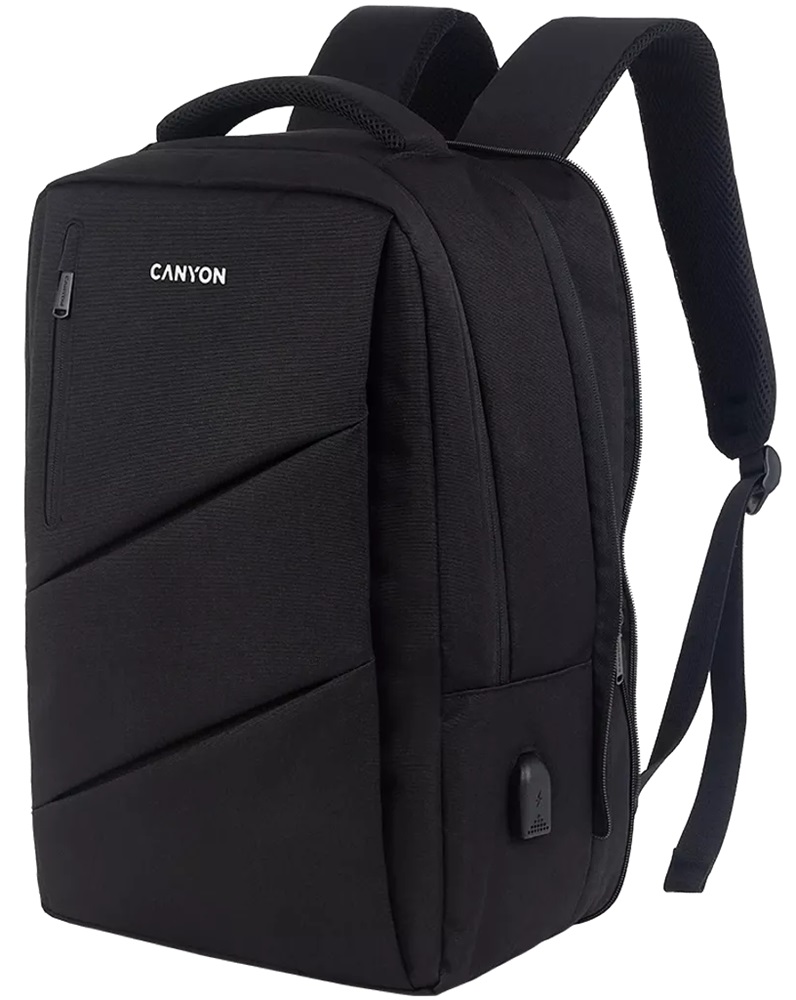 Canyon BPE-5 15,6" notebook poliészter hátizsák fekete