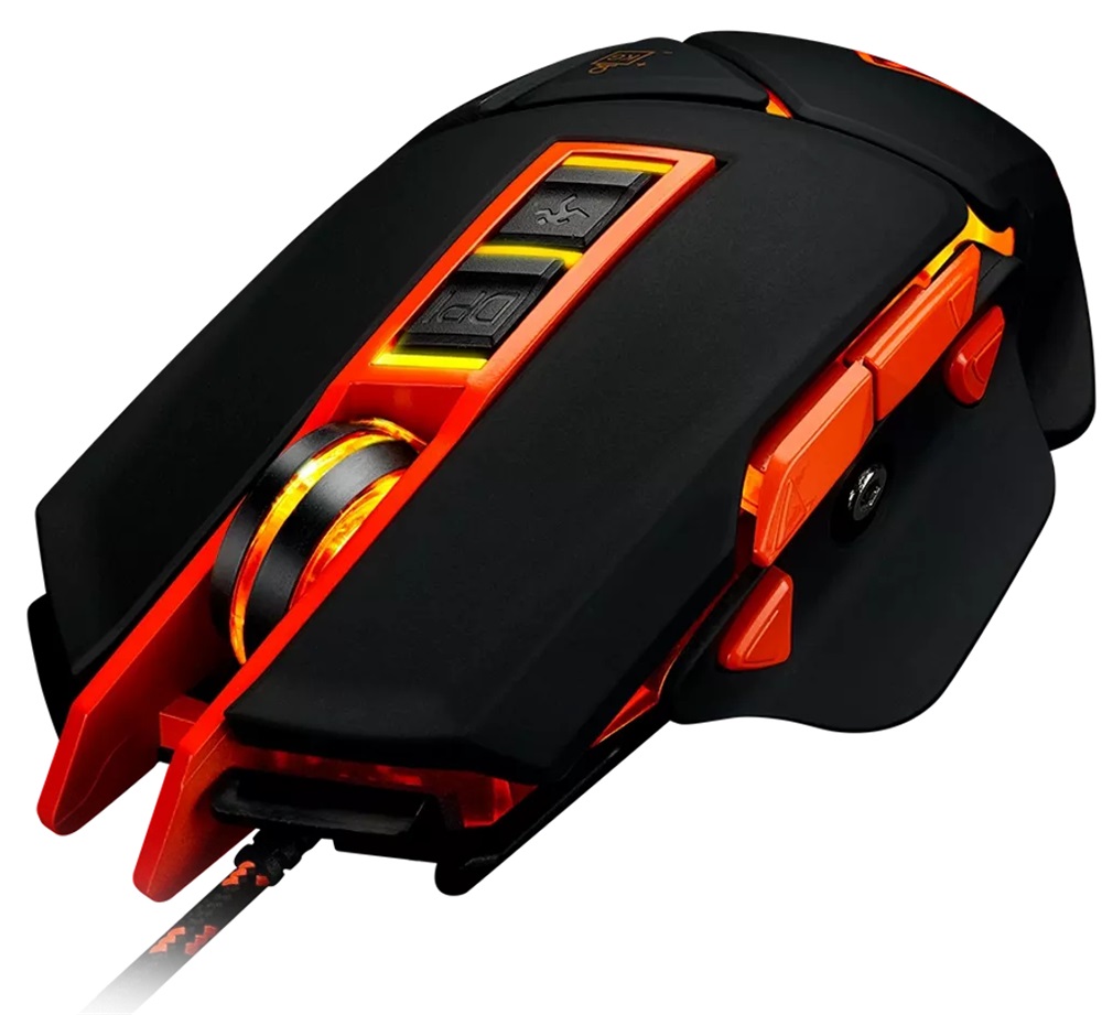 Canyon Hazard GM-6 USB optikai gaming egér fekete-narancssárga