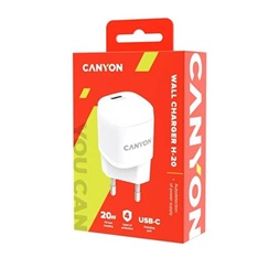 Canyon CNE-CHA36W01 36W univerzális hálózati töltő adapter fehér (QC3.0)