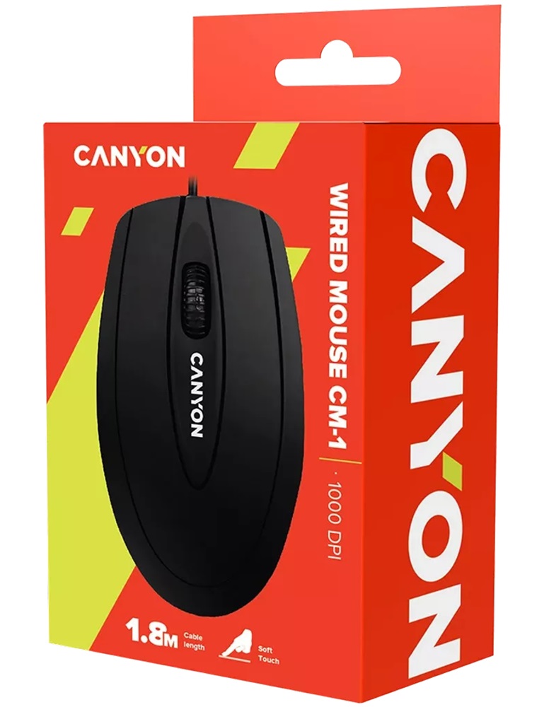 Canyon CNE-CMS1 USB optikai egér fekete