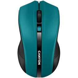 Canyon CNE-CMSW05 vezeték nélküli optikai egér zöld-fekete