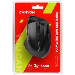 Canyon MW-01 vezeték nélküli fekete egér