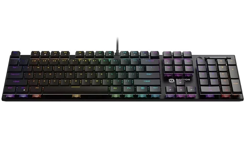 Canyon GK-55 HU Cometstrike US fekete vezetékes mechanikus billentyűzet
