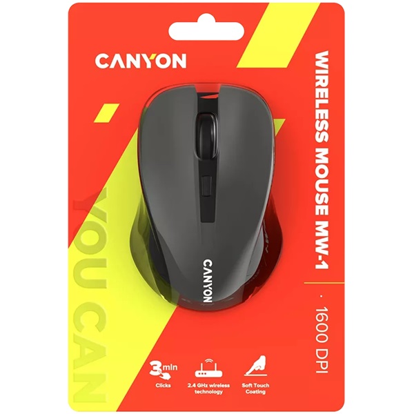 Canyon MW-1 vezeték nélküli szürke egér