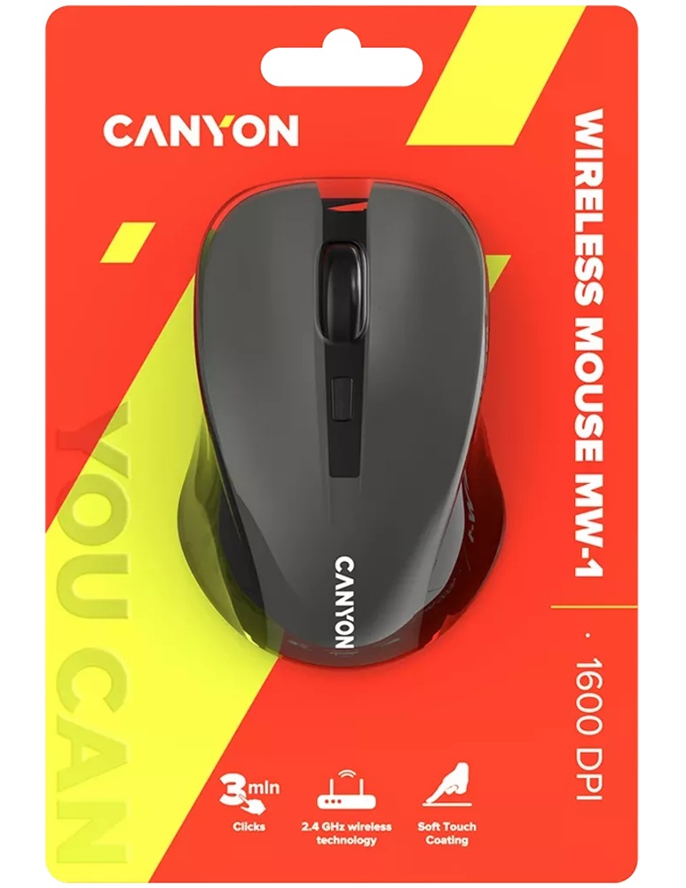Canyon MW-1 vezeték nélküli szürke egér