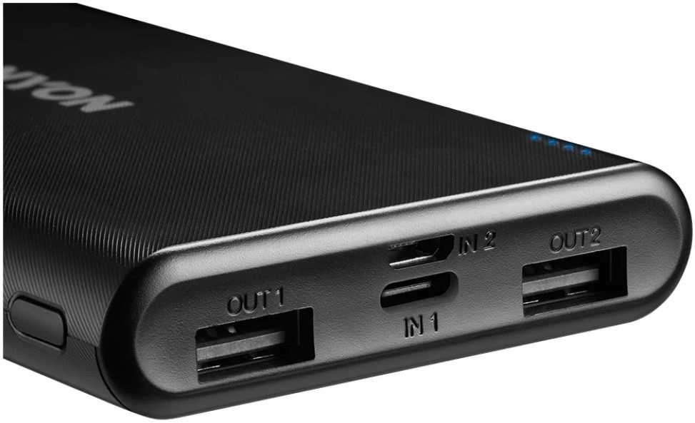 Canyon PB-108 10000mAh LiPo (Lightning bemenet) fekete power bank
