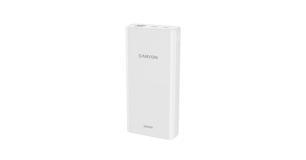 Canyon PB-2001 20000mAh LiPo powerbank fehér