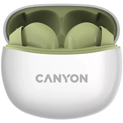 Canyon TWS-5 True Wireless Bluetooth zöld-fehér fülhallgató
