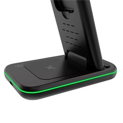 Canyon WS-304 3-in-1 15W univerzális vezeték nélküli töltő adapter fekete (Qi)
