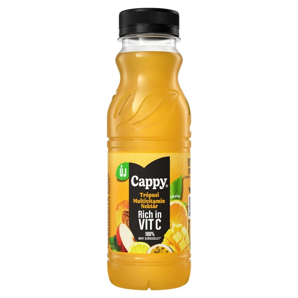 Cappy Tropical Multivitamin VITC 0,33l PET palackos DRS egyutas visszaváltási díjas gyümölcslé