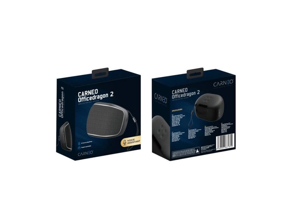 Carneo Officedragon 2 fekete hordozható bluetooth hangszóró