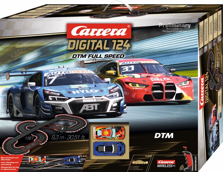 Carrera Digital 124 DTM Full Speed 23633 autópálya