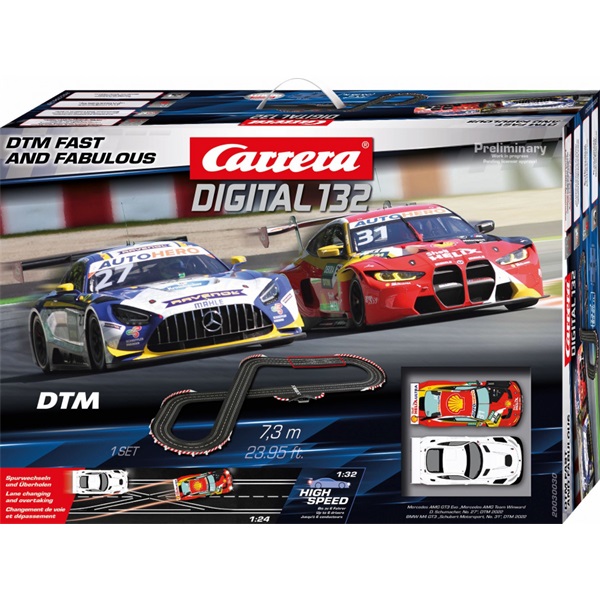 Carrera Digital 132 DTM Fast and Fabulous 30030 autópálya