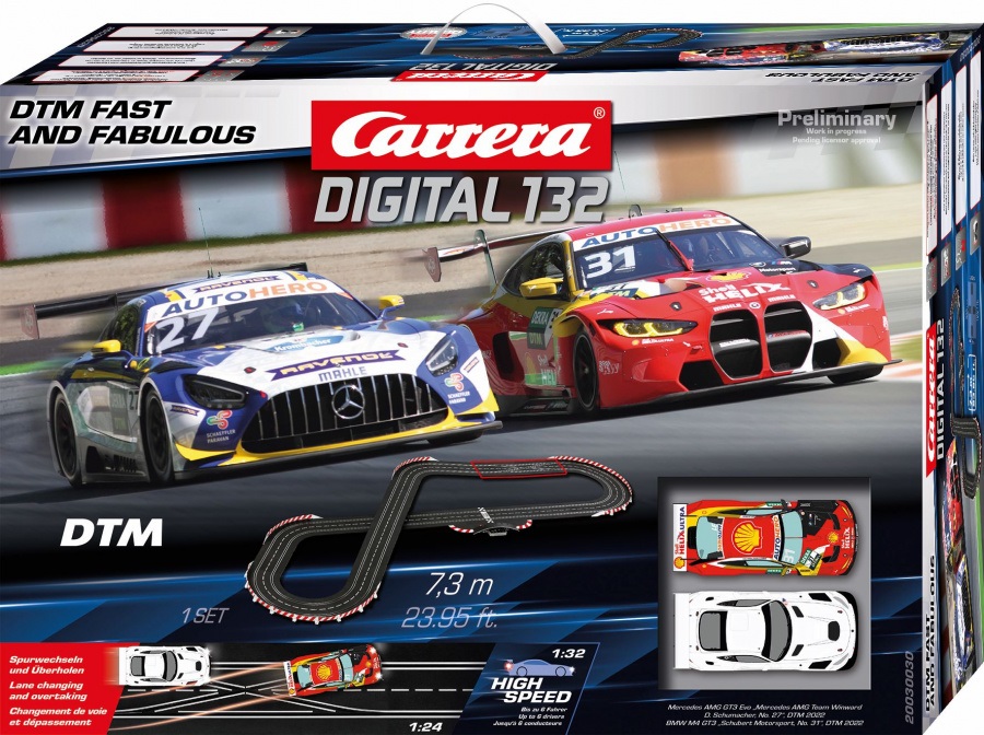 Carrera Digital 132 DTM Fast and Fabulous 30030 autópálya