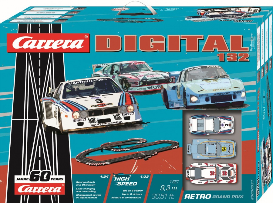 Carrera Digital 132 Retro Grand Prix 30031 autópálya
