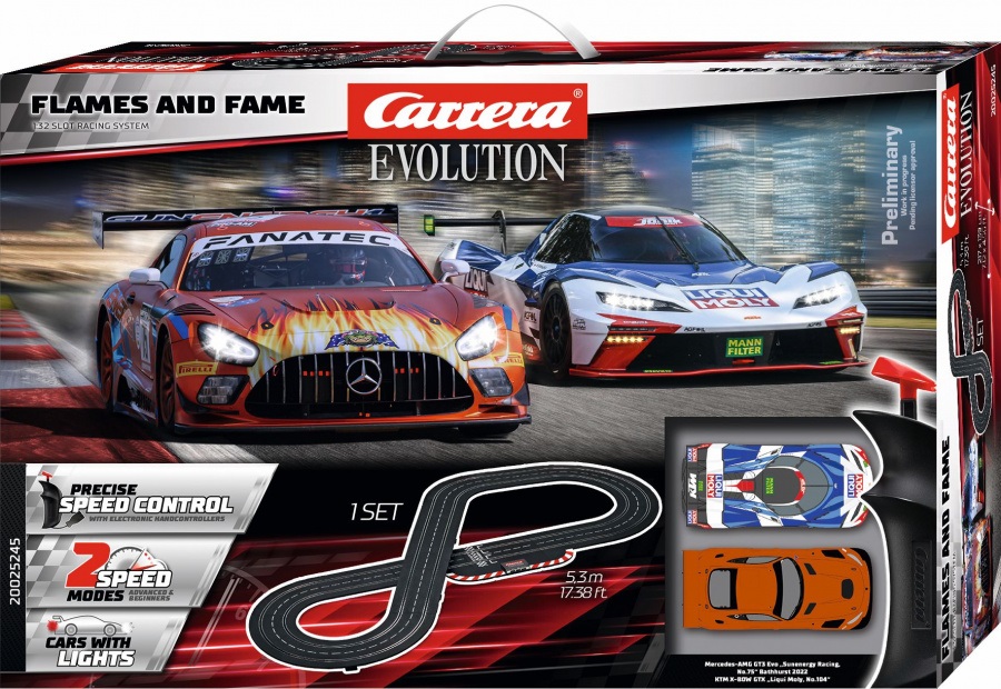 Carrera EVO Flames and Fame 25245 autópálya