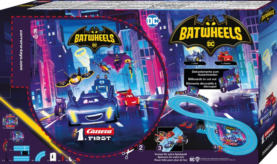 Carrera FIRST Batwheels DC 2.4 63047 autópálya