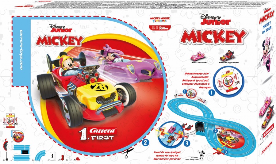 Carrera FIRST Mickey on Tour 63046 autópálya