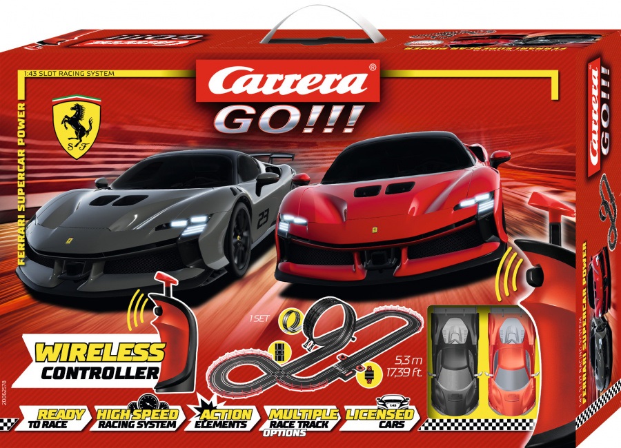 Carrera GO!!! Ferrari Supercar Power 62578 autópálya