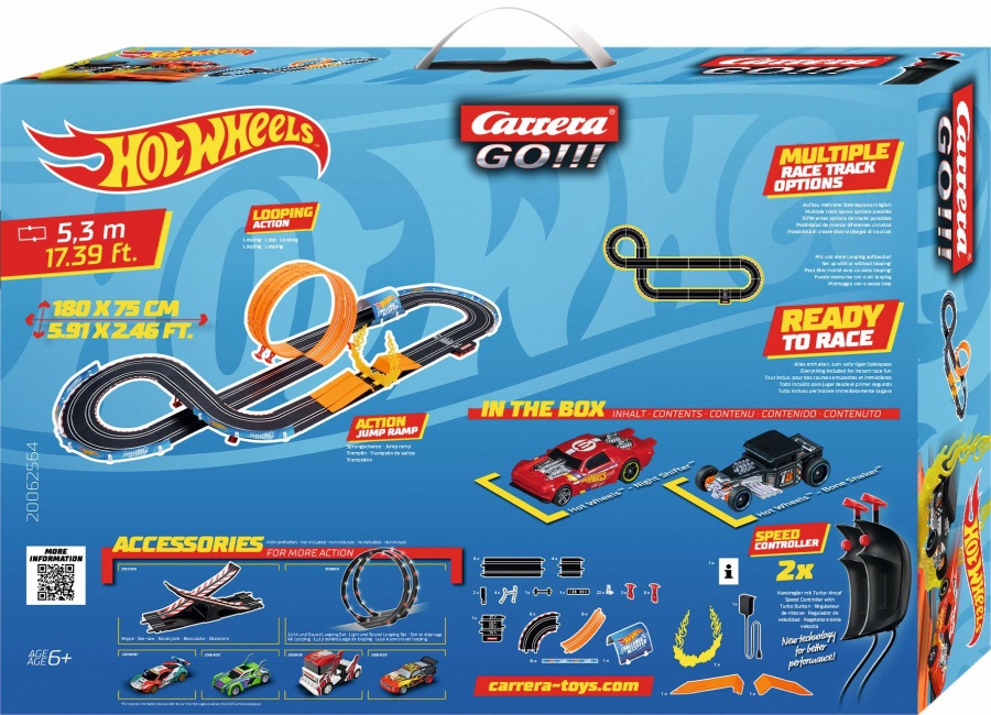 Carrera GO!!! Hot Wheels 5,3 62564 autópálya
