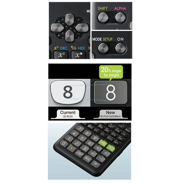 Casio FX-85ES Plus 2 tudományos számológép