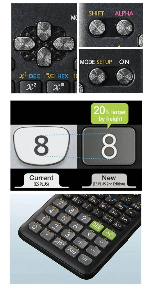 Casio FX-85ES Plus 2 tudományos számológép