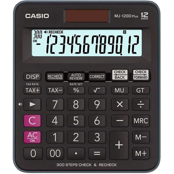 Casio MJ-120D plus asztali számológép