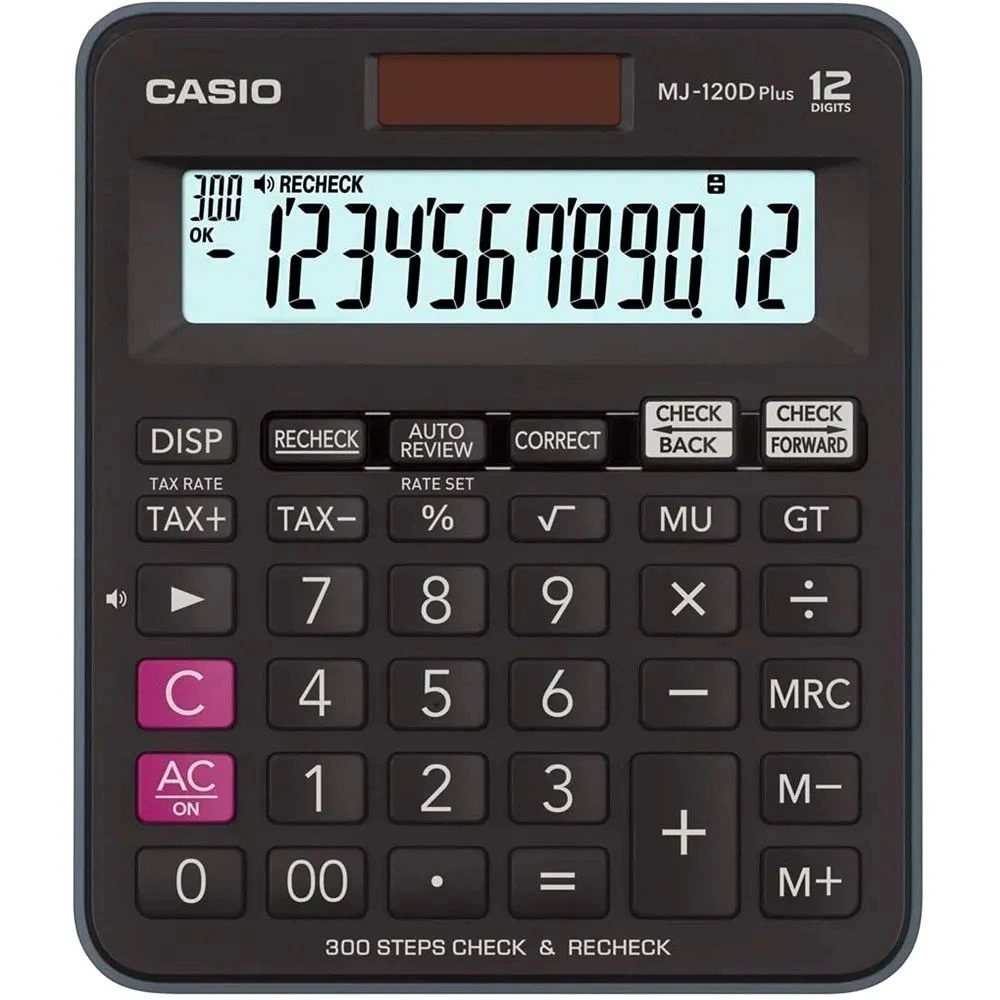 Casio MJ-120D plus asztali számológép