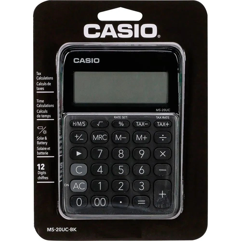 Casio MS-20UC-BK asztali számológép