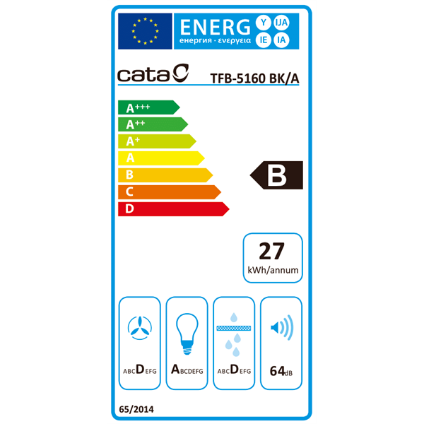 Cata TFB-5160 BK fekete páraelszívó