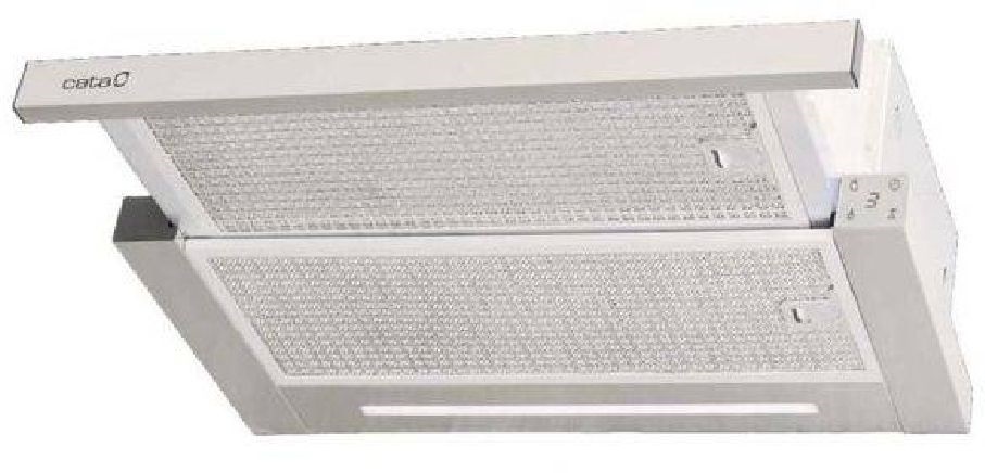 Cata TFH-6630/A X LED brushless inox, beépíthető, kihúzható, méret:60 cm, teleszkópos, zajszint:64 dB, páraelszívó