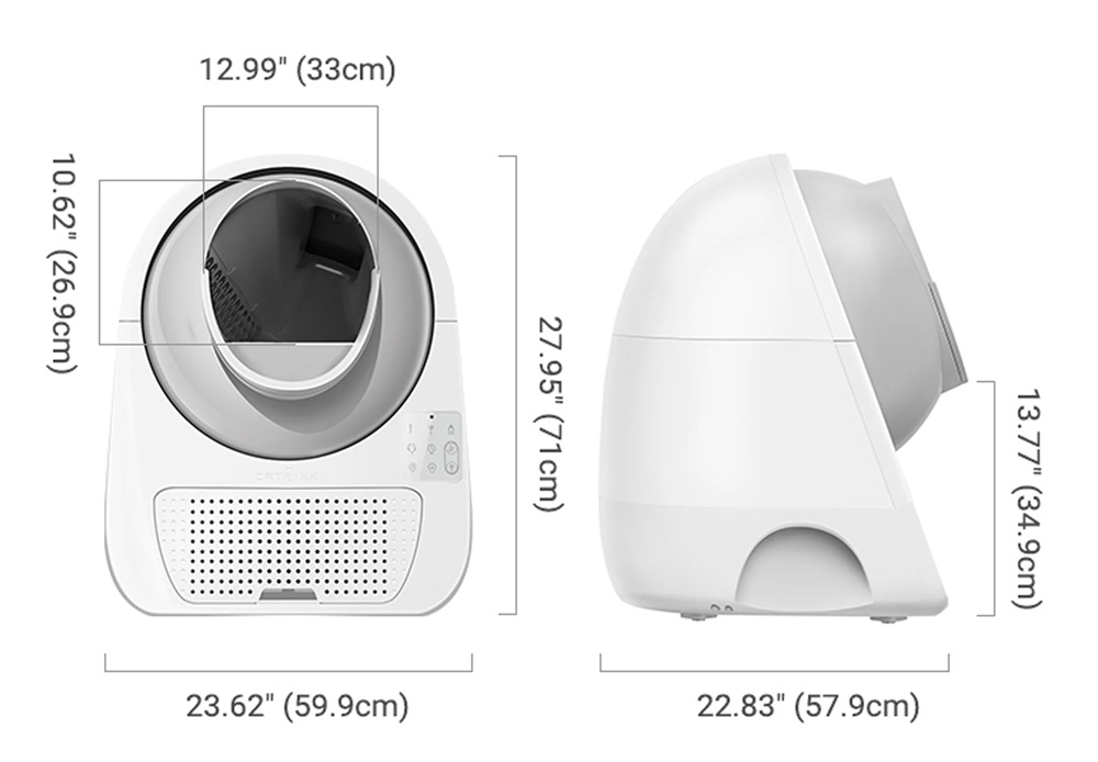 Catlink Pro-X Okos öntisztító macskatoalett (hagyományos verzió)