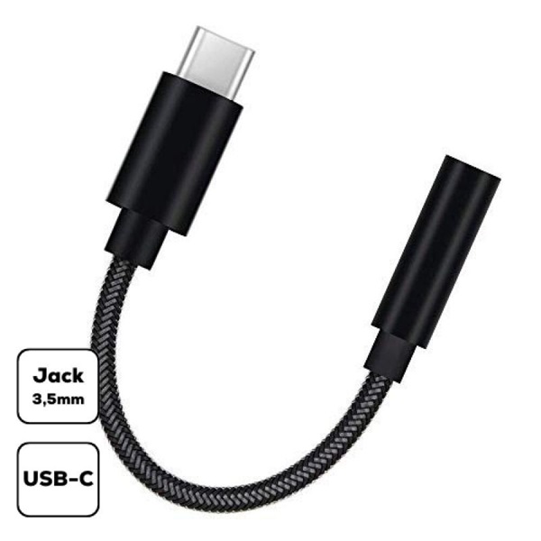 Cellect ADAPTER-TYPEC-JACK Type-C - Jack fekete átalakító adapter (Újszerű)