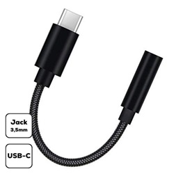 Cellect ADAPTER-TYPEC-JACK Type-C - Jack fekete átalakító adapter (Újszerű)
