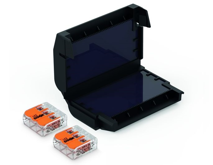Cellpack EasyProtect 323 géltechnológiás kötődoboz + Wago 2 x 221-414 IPx8