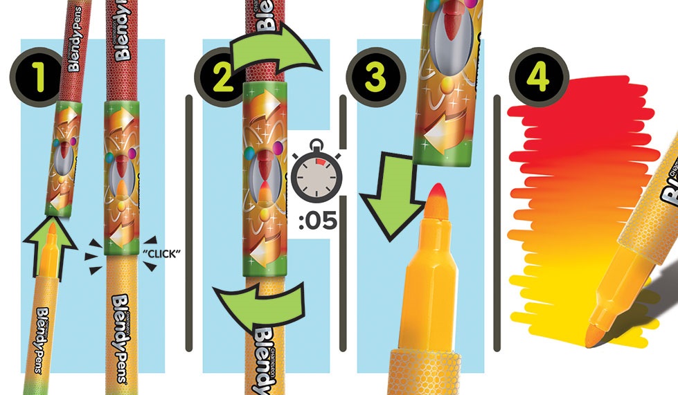 Blendy Pens kezdő szett 4db filctoll