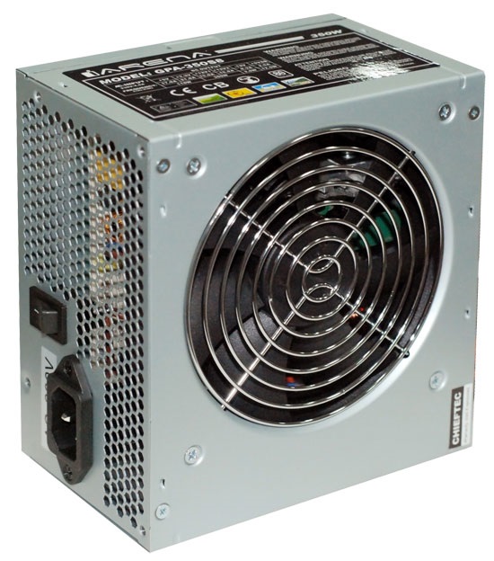 Chieftec-iARENA GPA-350S8 80+ 350W PFC 12 cm ventilátorral  OEM tápegység