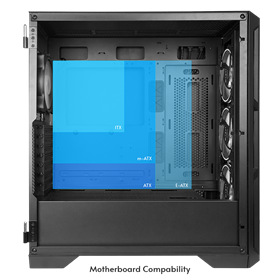 Chieftec APEX AIR GA-01B-M-OP fekete (táp nélküli) ablakos E-ATX ház
