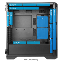 Chieftec APEX AIR GA-01B-M-OP fekete (táp nélküli) ablakos E-ATX ház