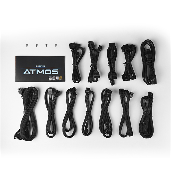 Chieftec ATMOS Series 750W ventillátorral moduláris dobozos tápegység