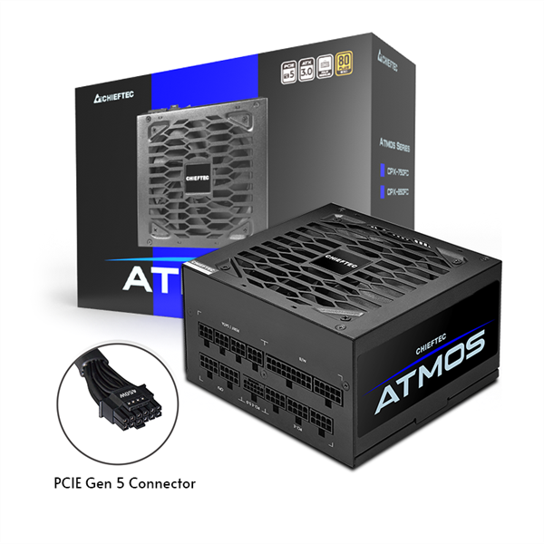 Chieftec ATMOS Series 750W ventillátorral moduláris dobozos tápegység
